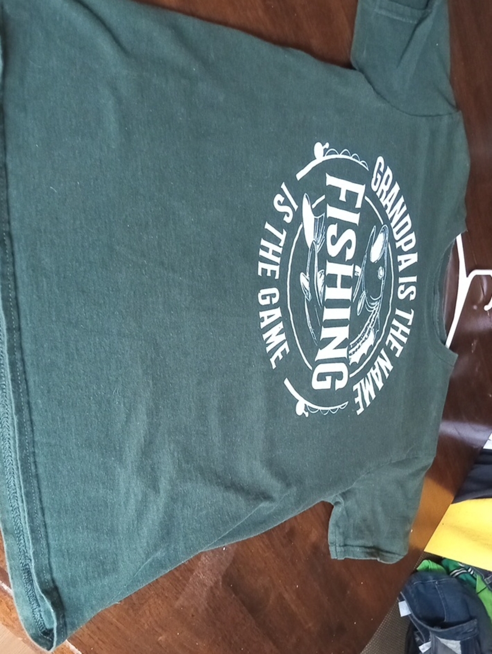 Fishing Graphic T-Shirt - Green